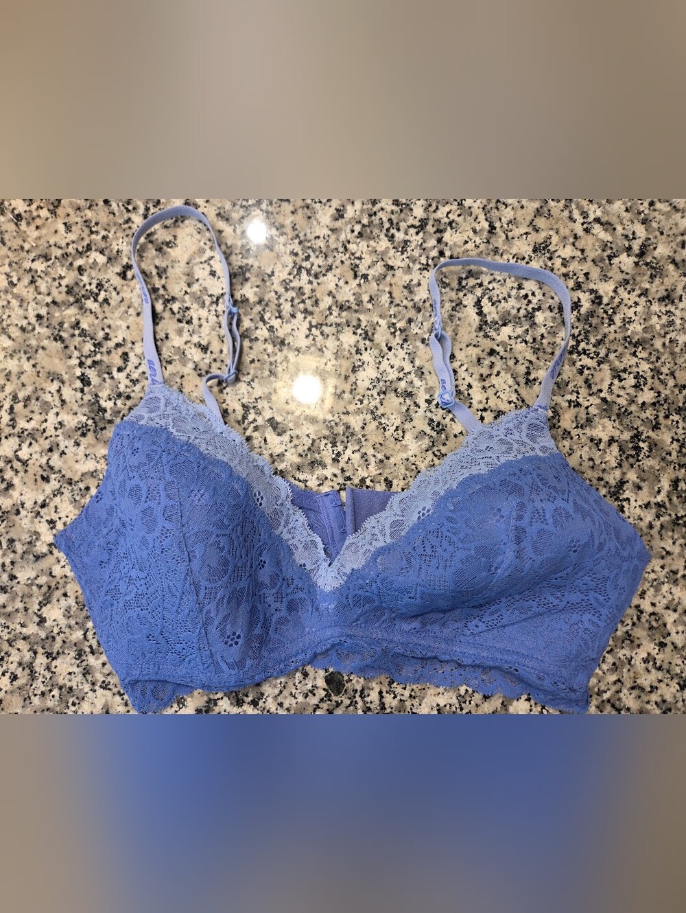 aerie Lace Bra in Periwinkle